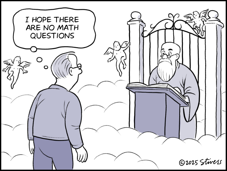 I hope there are no math questions